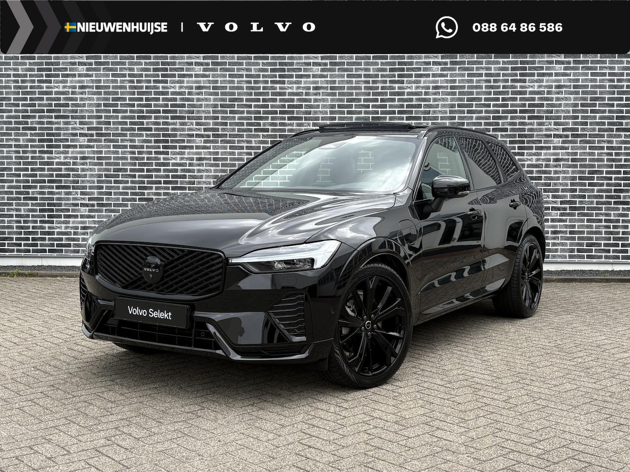 Volvo XC60 - 2.0 T6 Plug-in hybrid AWD Ultra Black Edition | SOH:100% | Trekhaak | Luchtvering | Stoel/ - AutoWereld.nl