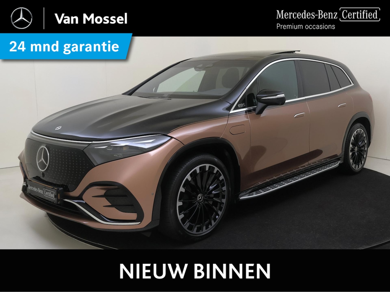 Mercedes-Benz EQS - 450+ AMG Line 118 kWh / Panoramadak/ HYPERSCREEN/ 22 inch/ Entertainment achter/ Nappa/ Zé - AutoWereld.nl