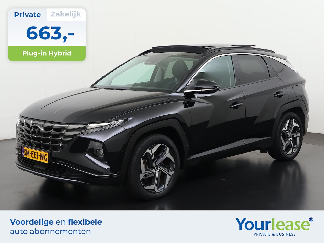 Hyundai Tucson - 1.6 T-GDI PHEV Premium Sky 4WD | All-in 663,- Private Lease | Direct uit voorraad - AutoWereld.nl