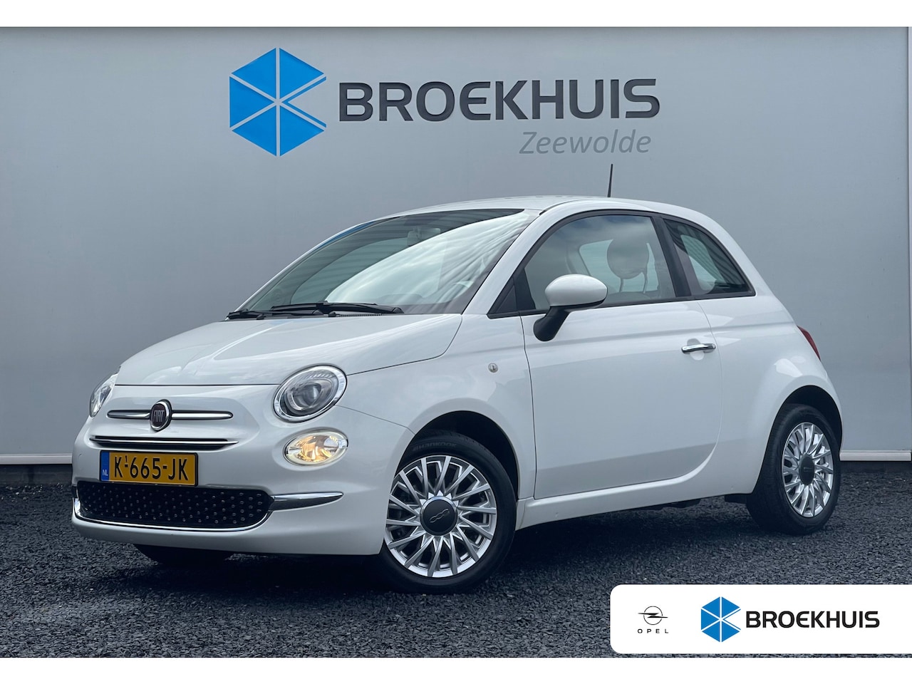 Fiat 500 - 1.0 Hybrid Lounge CRUISE CONTROL| APPLE CARPLAY/ANDROID AUTO| AIRCO| DAB| ELEKTRISCHE RAME - AutoWereld.nl