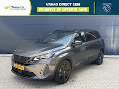 Peugeot 5008 - 1.2 Hybrid 136 GT | Navigatie | Apple Carplay/Android auto | 360 camera | Schuifdak | Blac
