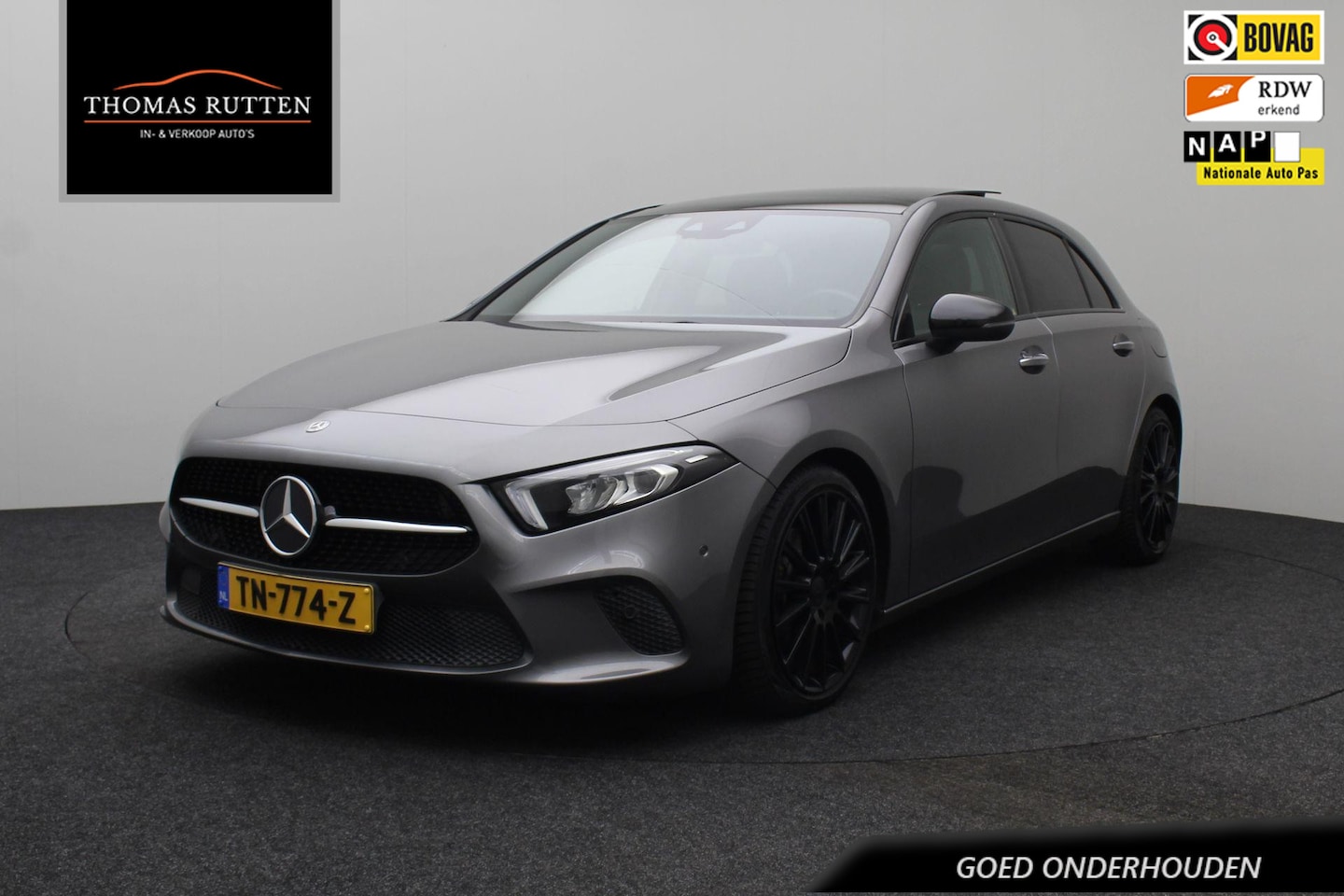 Mercedes-Benz A-klasse - 200 Launch Edition Premium 2018 | Schuif Kantel Dak | Goed Onderhouden | Burmester Audio | - AutoWereld.nl