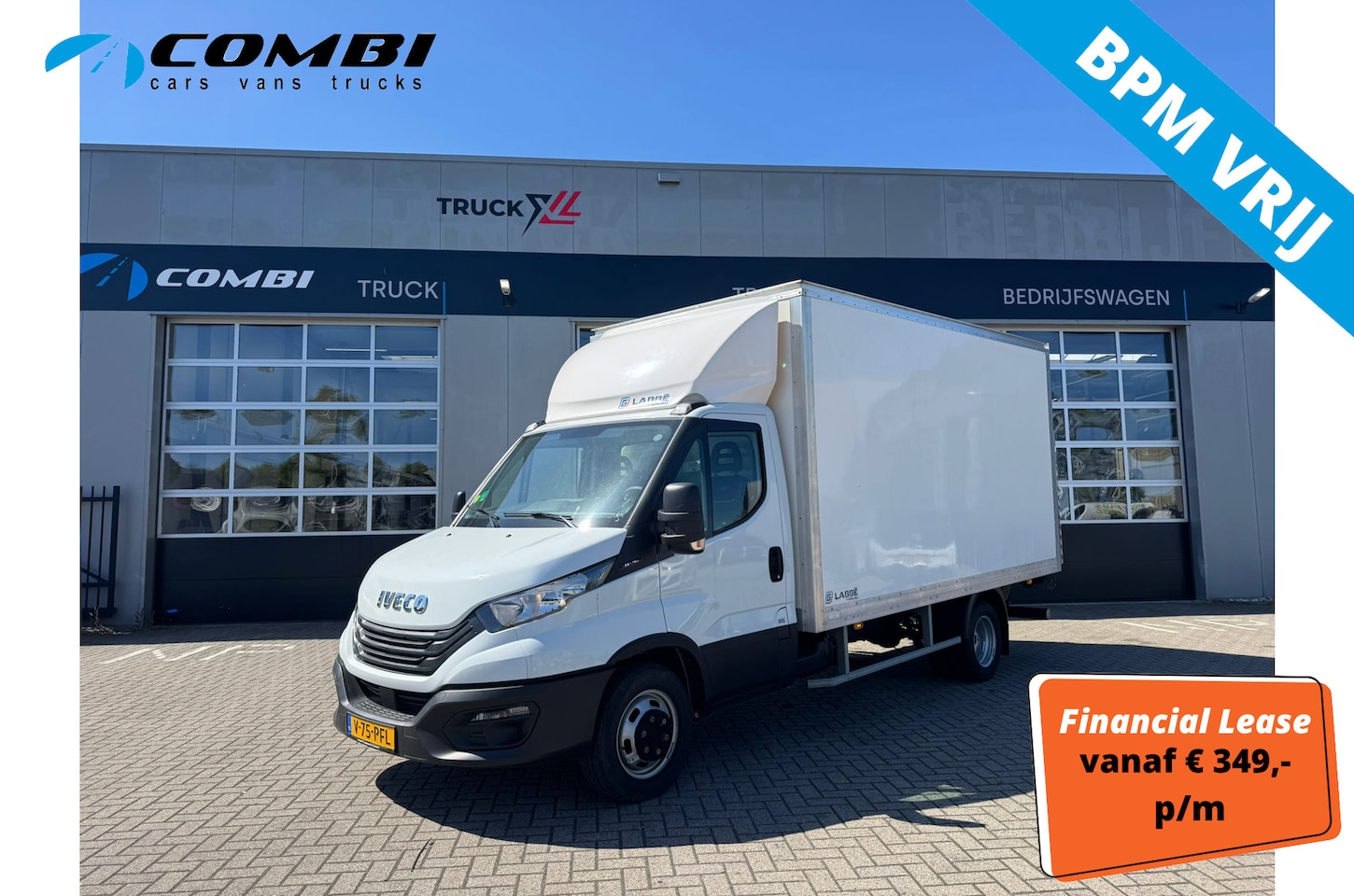 Iveco Daily - 3.0 35C 16 BAKWAGEN MET LAADKLEP > BPM VRIJ! Meubelbak met laadklep / Bakwagen + klep - AutoWereld.nl