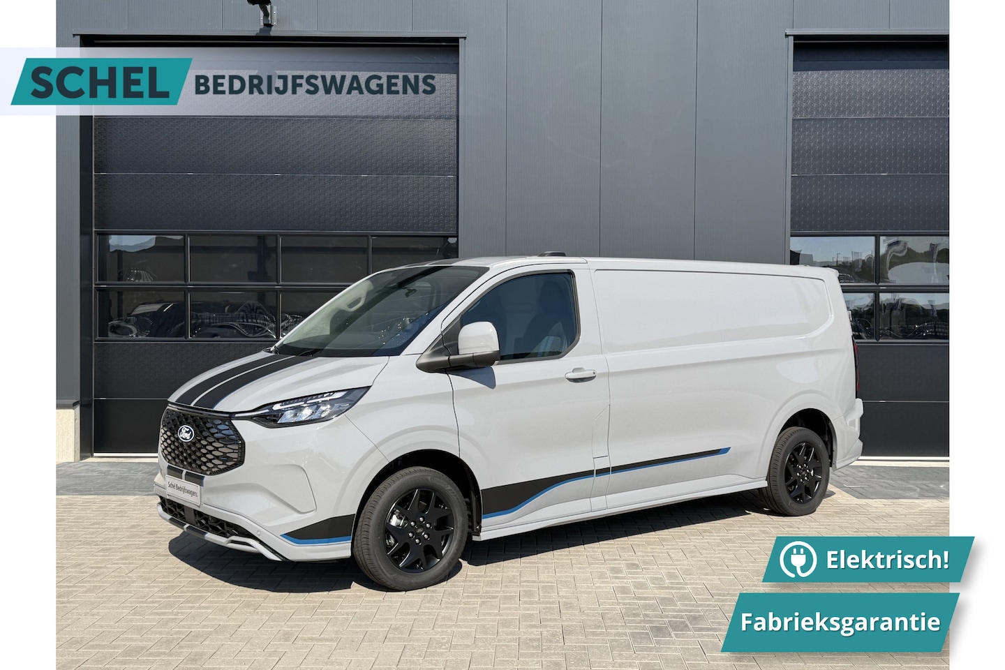 Ford Transit Custom - E-Transit 340 L2H1 Sport - 71kWh 218pk - 370KM WLTP - Carplay - Camera - Stoelverwarming - - AutoWereld.nl