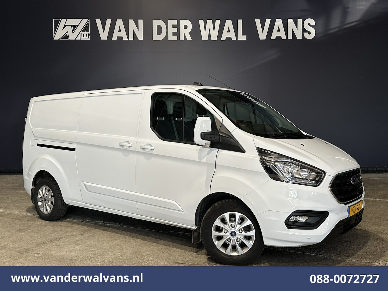 Ford Transit Custom - 2.0 TDCI 130pk L2H1 Euro6 Airco | Navigatie | Apple Carplay | LED | Cruisecontrol | 2800kg - AutoWereld.nl
