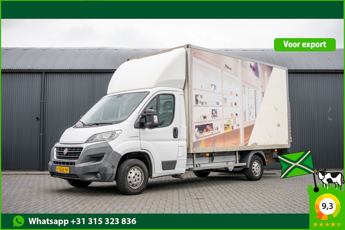 Fiat Ducato - 130 Multijet 2.3 D L3H2 | 3-Zits | Bakwagen met laadklep | LED | Cruise | Airco - AutoWereld.nl