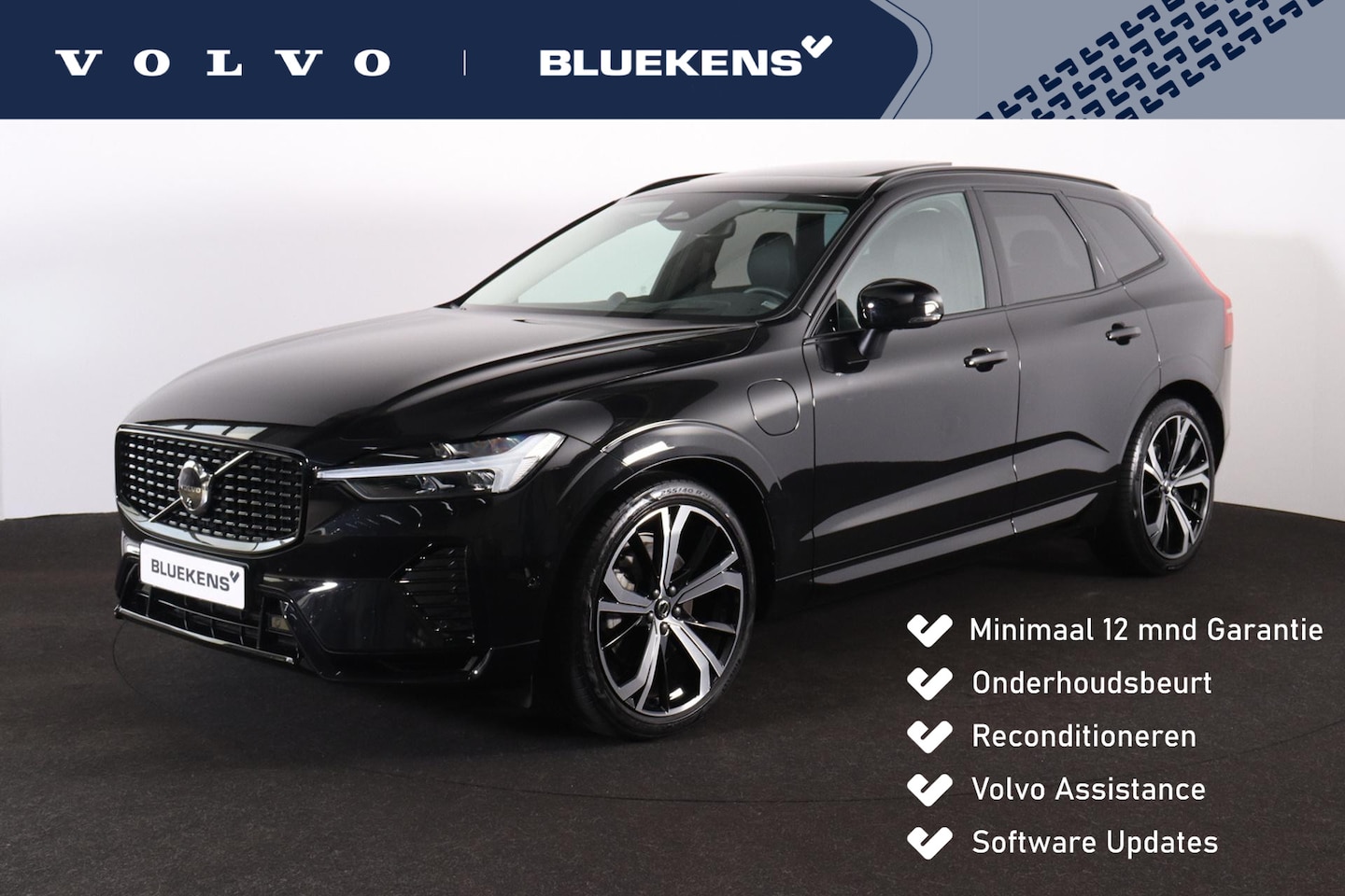 Volvo XC60 - T8 Recharge AWD Ultimate Dark - Luchtvering - Panorama/schuifdak - IntelliSafe Assist & Su - AutoWereld.nl