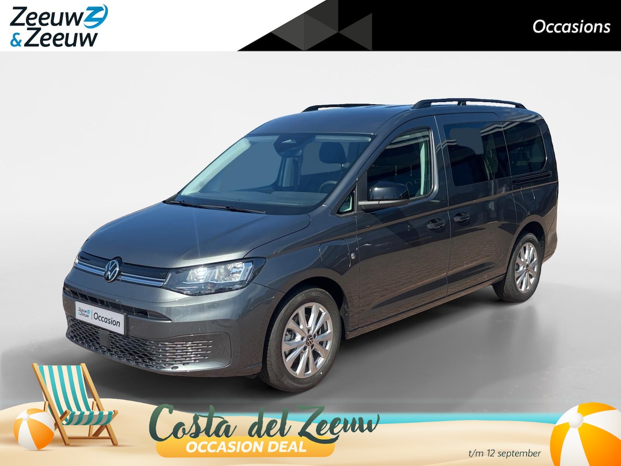 Volkswagen Caddy Maxi - 1.5 TSI Hybride 7P.*Automaat*Navi+Camera*Adapt. Cruise Control*Carplay*Stoelverwarming*NIE - AutoWereld.nl