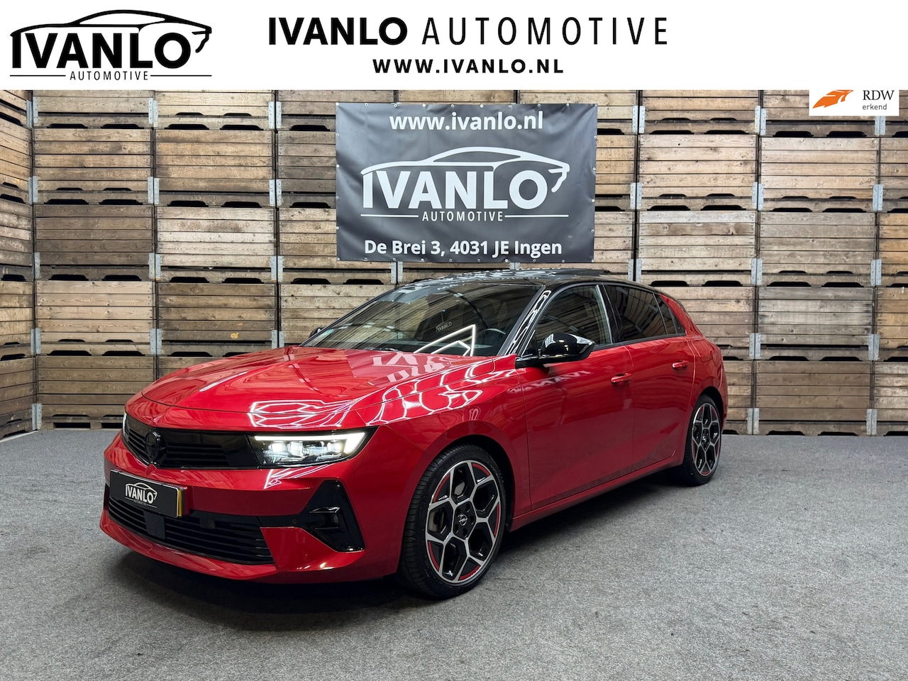 Opel Astra - 1.6 Hybrid Edition Pano HUD 360 Clima Navi Carplay Trekhaak 18"LM - AutoWereld.nl