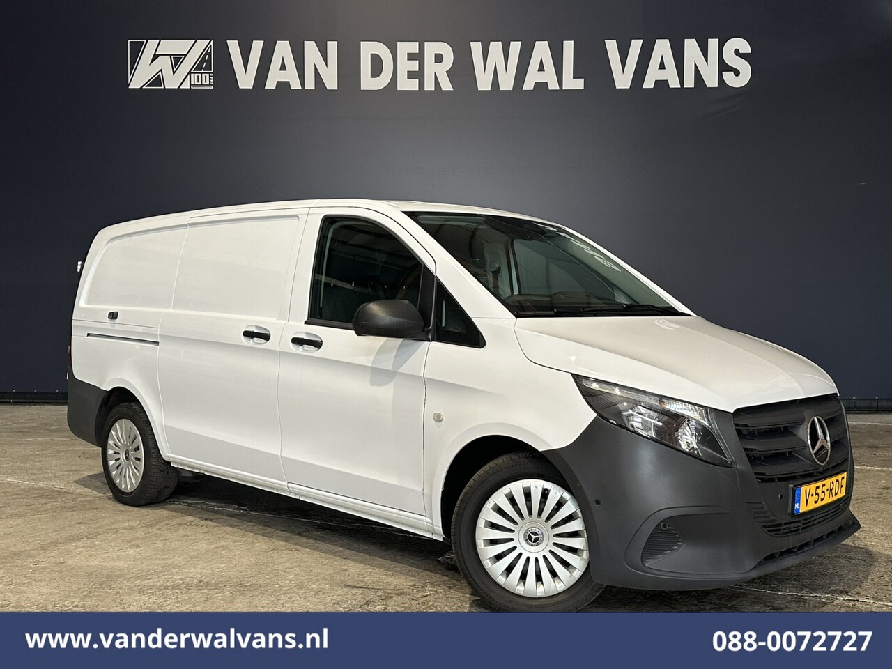 Mercedes-Benz Vito - 116 CDI 164pk L2H1 2025 MODEL Euro6 Airco | Camera | Navigatie | Adaptieve Cruisecontrol S - AutoWereld.nl