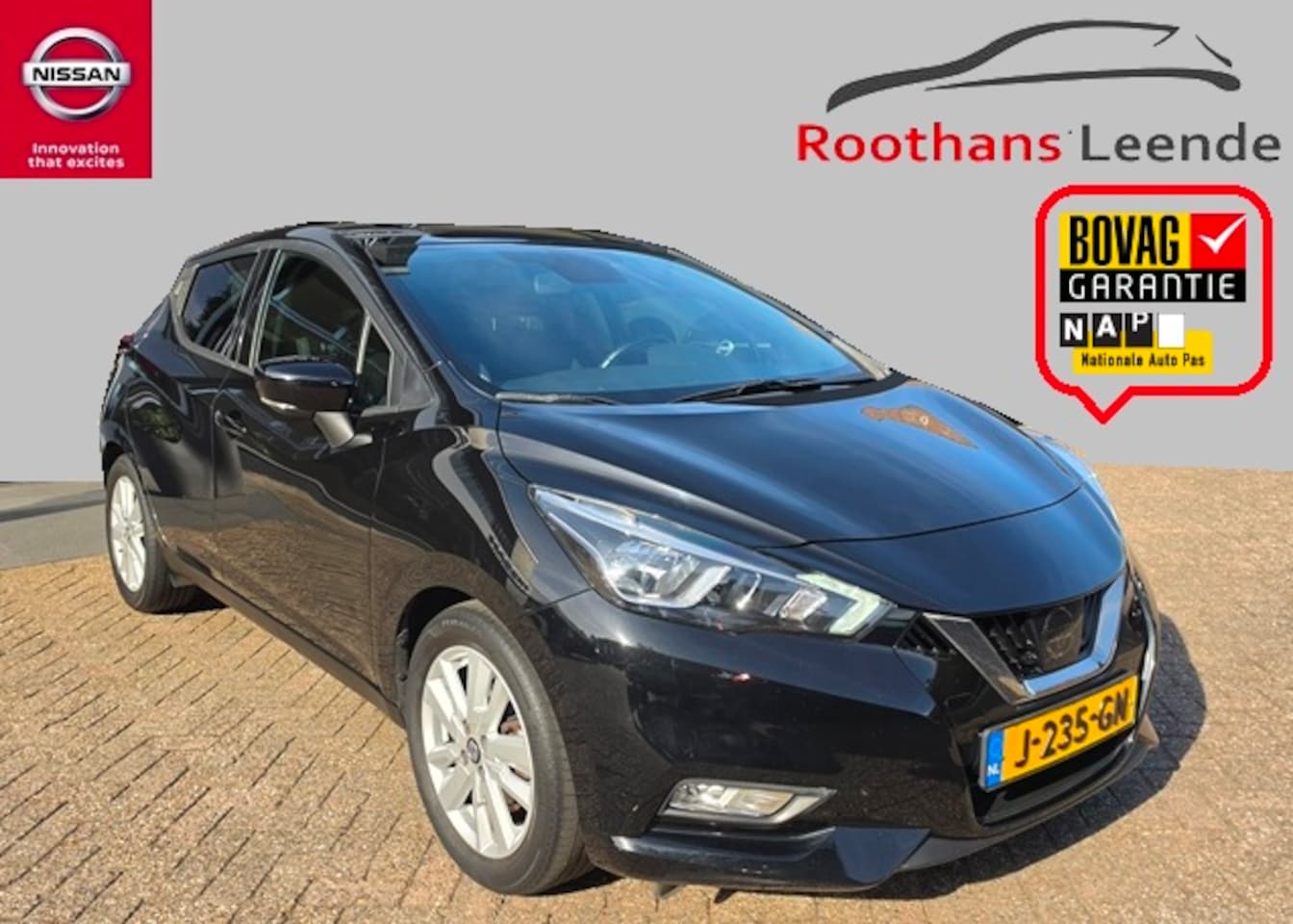 Nissan Micra - 1.0 100PK IG-Turbo N-Connecta - Navi - Camera -Android Auto & Apple Carplay - AutoWereld.nl
