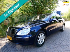 Mercedes-Benz S-klasse - 500 Lang 306pk 1e eigenaar Full Options Historie