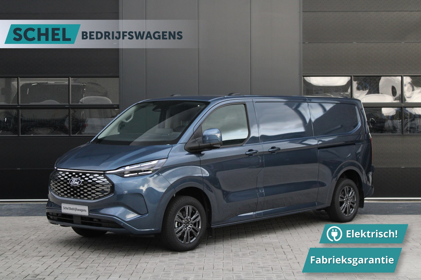 Ford Transit Custom - E-Transit 340 L2H1 Limited 218pk - 2x Schuif - LED - 360 Camera - B&O - ACC - Navi - Stoel - AutoWereld.nl