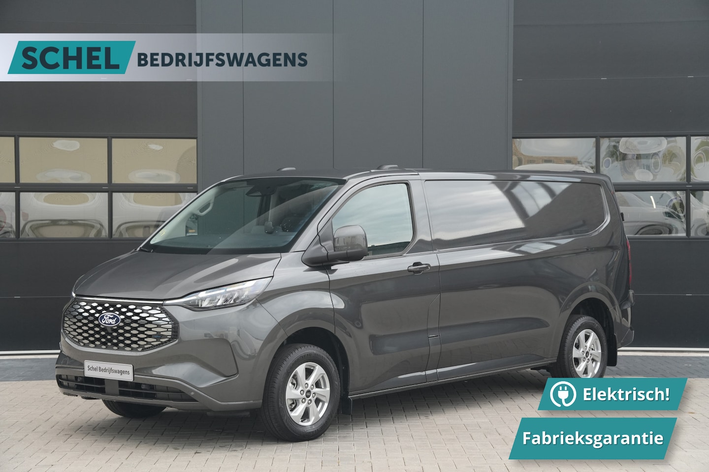 Ford Transit Custom - E-Transit 340 L2H1 Limited 71 kWh 218pk - 1+1 stoel - Stoelverwarming - Carplay - Camera - - AutoWereld.nl
