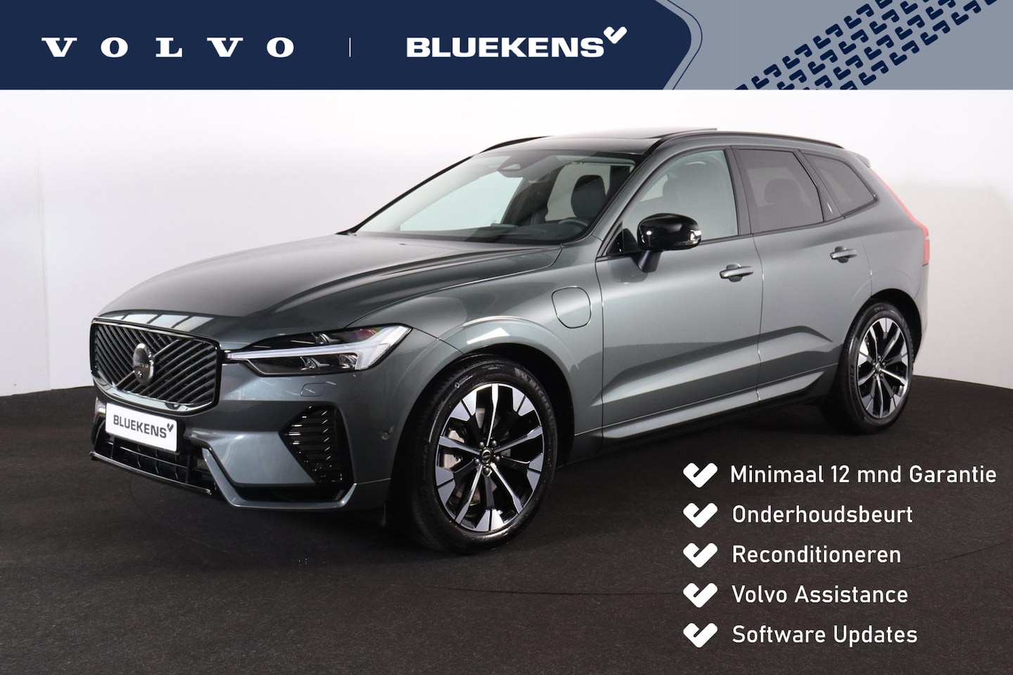Volvo XC60 - T6 Recharge AWD Ultra Dark - Luchtvering - Panorama/schuifdak - IntelliSafe Assist & Surro - AutoWereld.nl