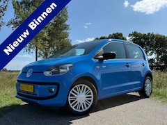 Volkswagen Up! - 1.0 high up BlueMotion | Navi | Stoelverwarming | 2e Eigenaar | Airco | 15" Velgen | Elekt