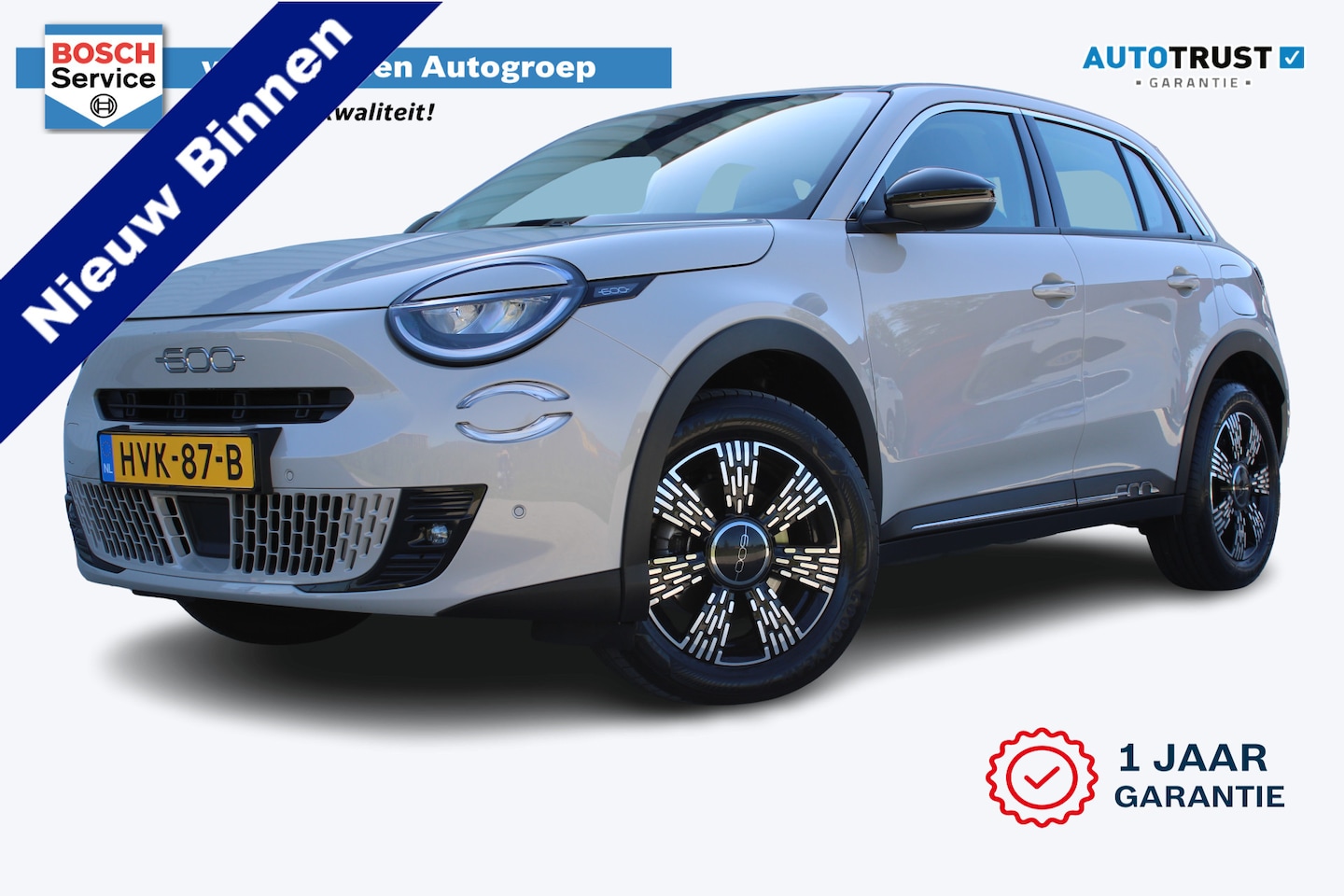 Fiat 600 - 1.2 Hybrid Pop | Incl. 12 maanden garantie | Cruise control | Stoelverwarming | Apple carp - AutoWereld.nl