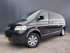 Volkswagen Transporter - 2.5 TDI AUTOMAAT 2X SD DUBBELE CABINE MARGE AIRCO NAVI LEER CAMERA TREKHAAK