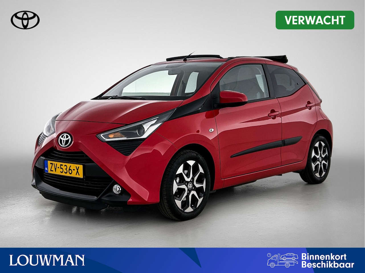 Toyota Aygo - 1.0 VVT-i x-Joy Cabrio Dak | Dealer onderhouden | Climate Control | 15" Velgen | Apple Car - AutoWereld.nl