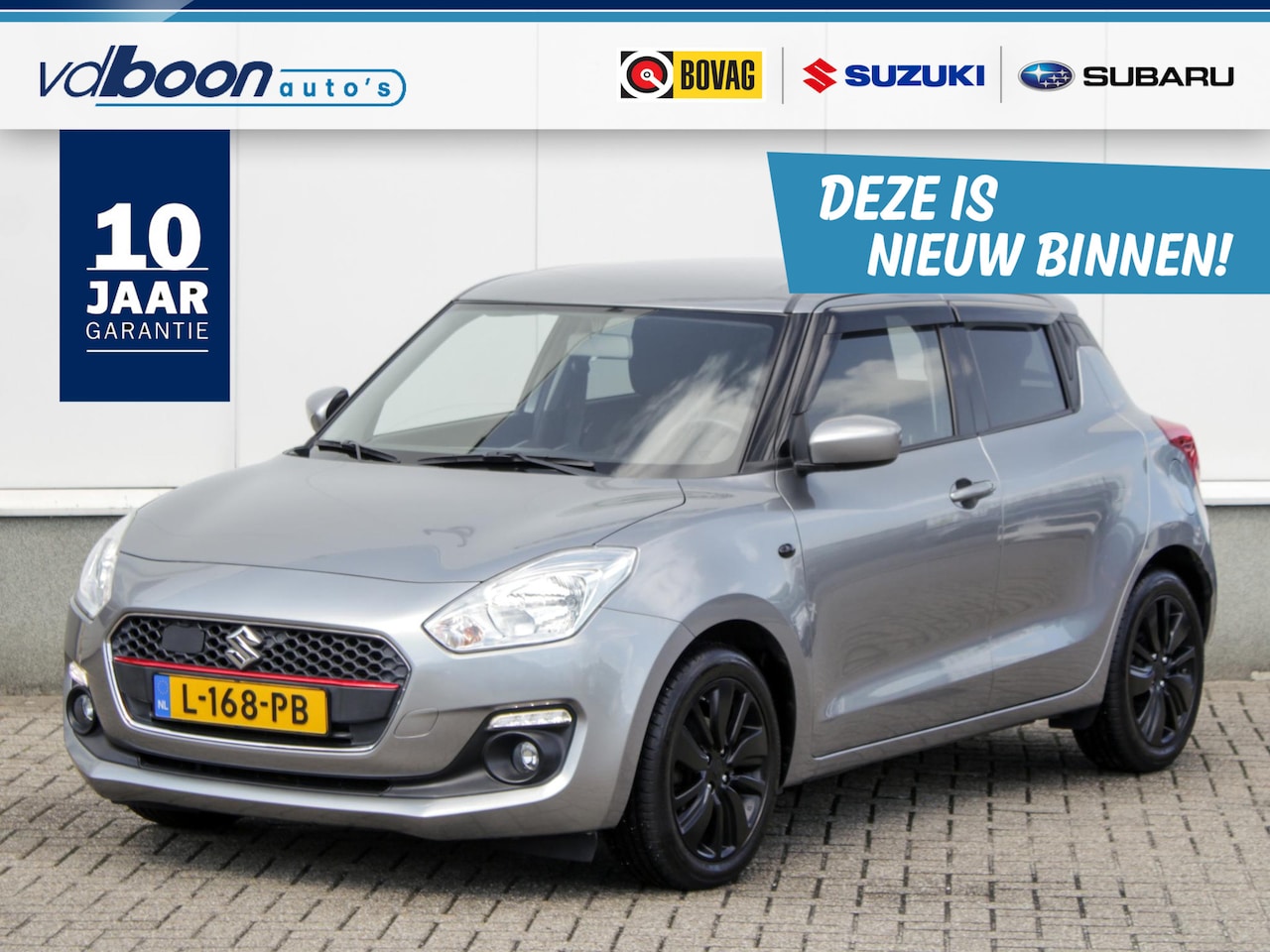 Suzuki Swift - 1.2 Black Pack Smart Hybrid | Airco | Cruise | Camera | Lm-Velgen - AutoWereld.nl