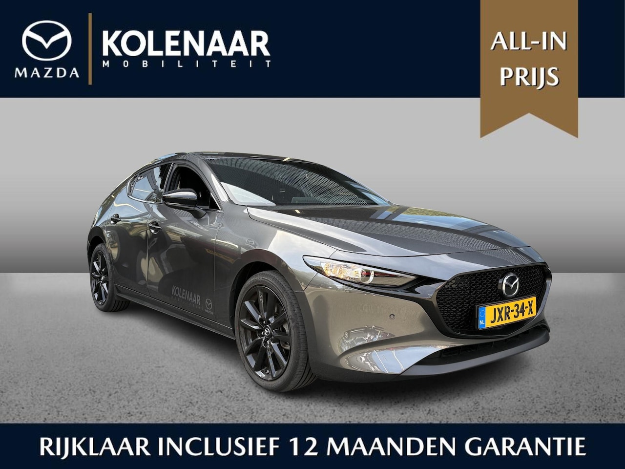 Mazda 3 - Homura 2.5 automaat e-Sky-G 140pk /Demo*/Navi/HUD/Airco/Keyless/CarPlay/18 inch LMV in Bla - AutoWereld.nl
