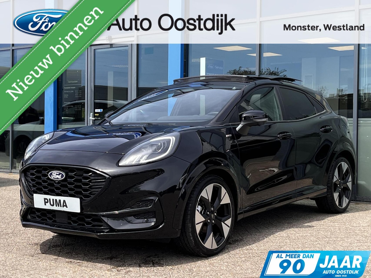 Ford Puma - 1.0 EcoBoost Hybrid ST-Line X 155PK Automaat Afn. Trekhaak Panodak Winterpack Adaptieve Cr - AutoWereld.nl