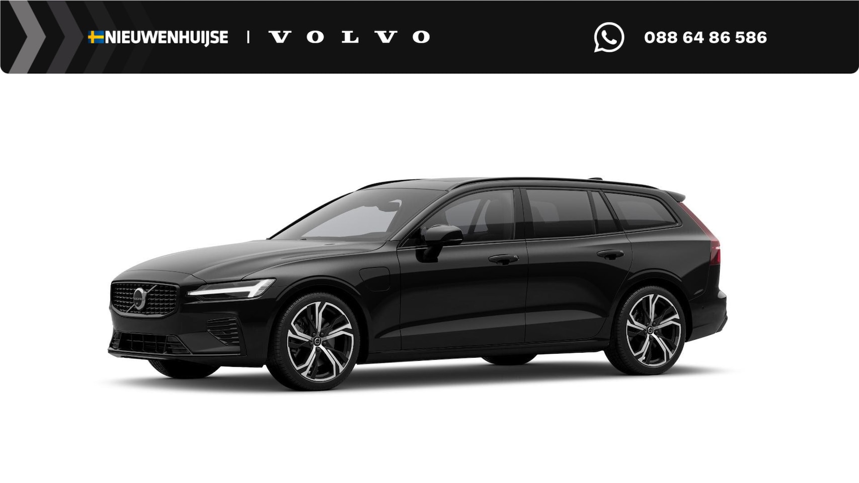 Volvo V60 - 2.0 T8 Plug-in hybrid AWD Ultra Dark Performance Edition | 455 PK | Panoramadak | Polestar - AutoWereld.nl