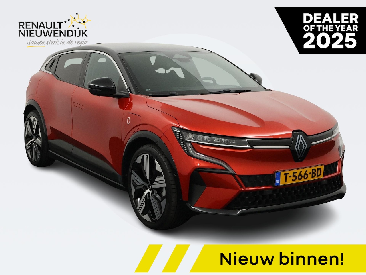 Renault Mégane E-Tech - EV60 Optimum Charge Iconic STOEL- & STUURVERWARMING | LEDERE & ELEKTRISCH VERSTELBARE VOOR - AutoWereld.nl