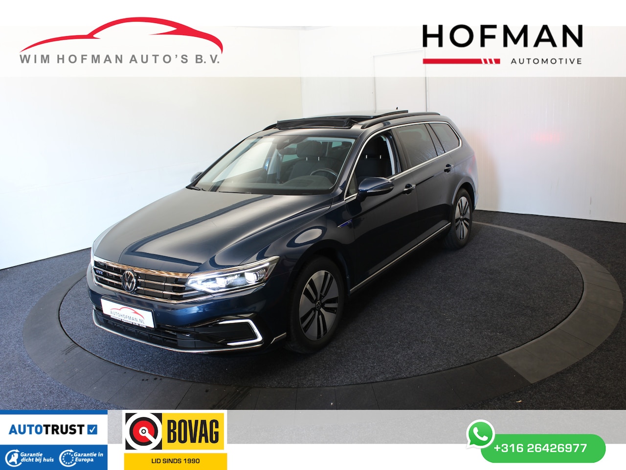 Volkswagen Passat Variant - 1.4 TSI PHEV GTE SOH 100% Pano Trekh Cam Winterpack Dhoek - AutoWereld.nl