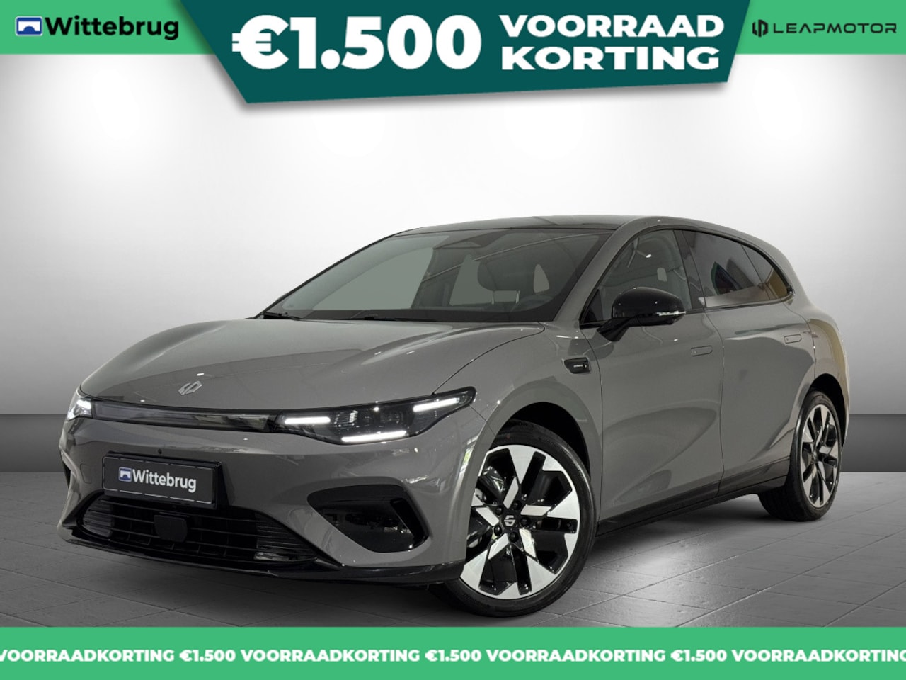 Leapmotor B05 - ProMax Design 67.1 kWh Volledig Elektrisch met 482 KM WLTP RANGE, Lederen Bekleding en Sto - AutoWereld.nl