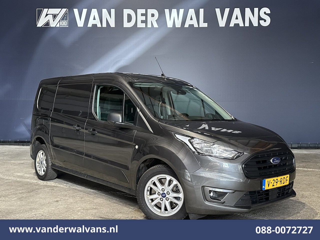 Ford Transit Connect - 2.0 EcoBlue 100pk L2H1 Euro6 Airco | Camera | Navigatie | Apple Carplay | LM Velgen Androi - AutoWereld.nl