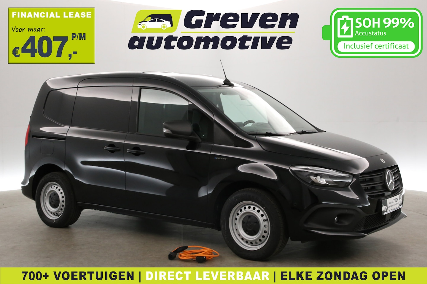 Mercedes-Benz E-klasse - e-Citan 45 kWh 122PK | Snelladen | SOH 99% | 1400kg Trekgew. | Clima | Camera | Cruise | C - AutoWereld.nl