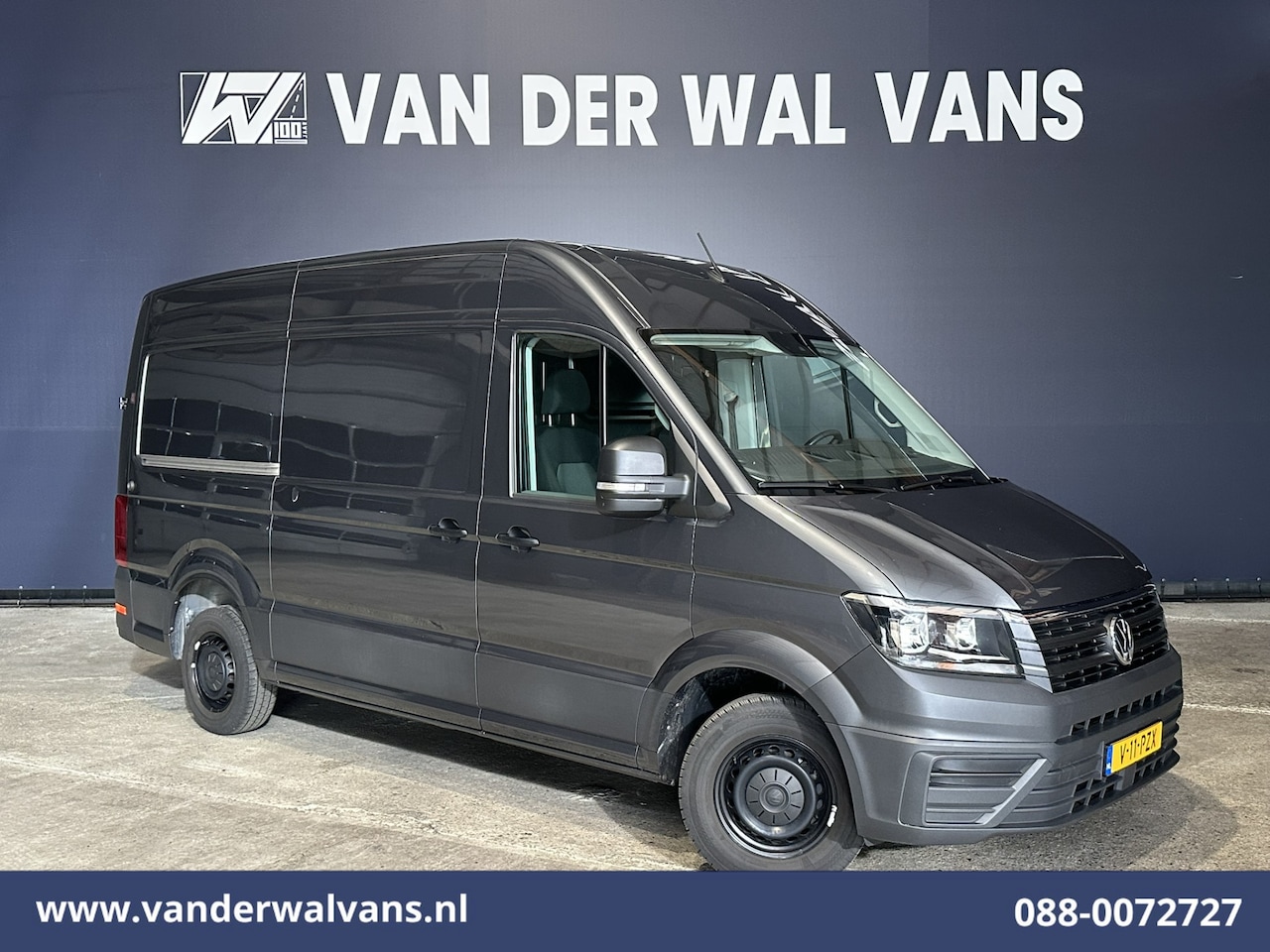 Volkswagen Crafter - 2.0 TDI 141pk L3H3 L2H2 Euro6 Airco | Camera | Android Auto | Adaptieve Cruisecontrol 3000 - AutoWereld.nl