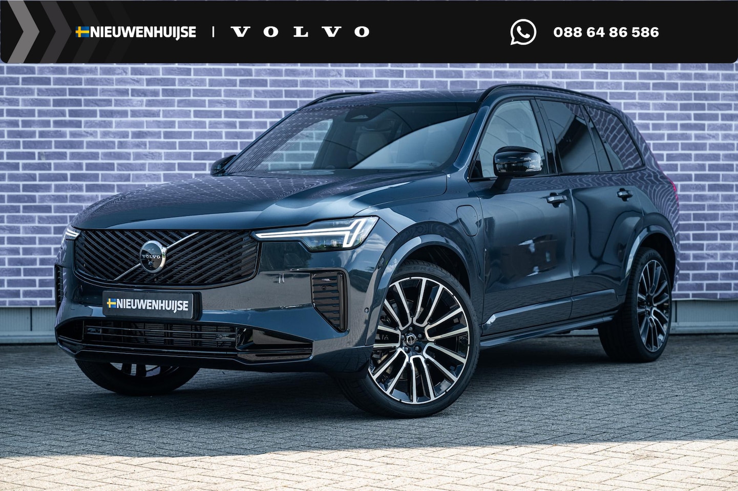 Volvo XC90 - 2.0 T8 Plug-in hybrid AWD Ultra Dark Executive | Trekhaak | Luchtvering | Gelaagd Glas | B - AutoWereld.nl