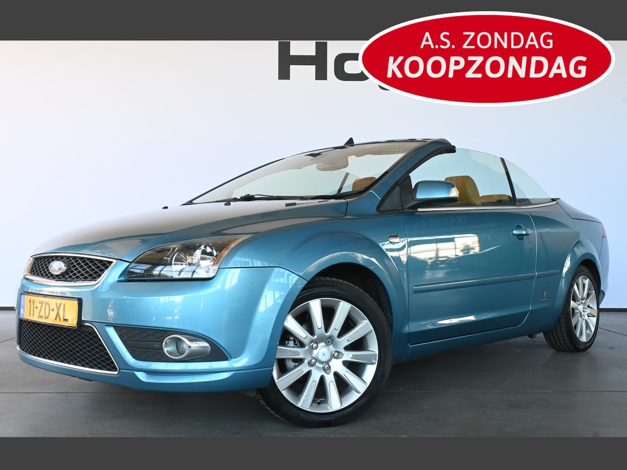 Ford Focus Coupé-Cabriolet - 1.6-16V Titanium Clima Cruise Control Stoelverwarming Leder All in Prijs! Inruil Mogelijk! - AutoWereld.nl