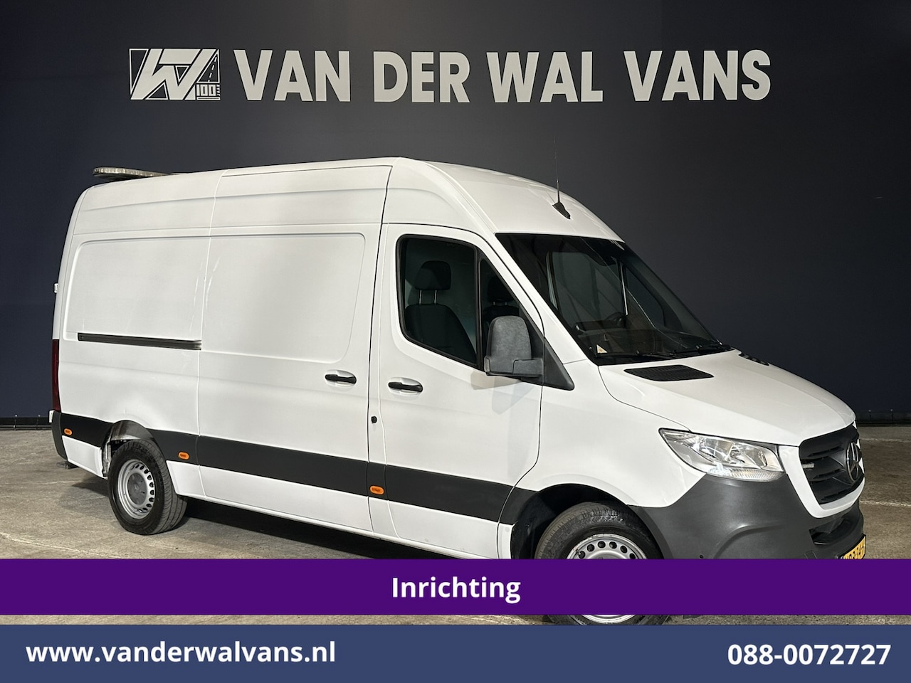 Mercedes-Benz Sprinter - 316 CDI 164pk 3500kg Trekhaak L2H2 Inrichting Euro6 Airco | Omvormer | Camera | Apple Carp - AutoWereld.nl