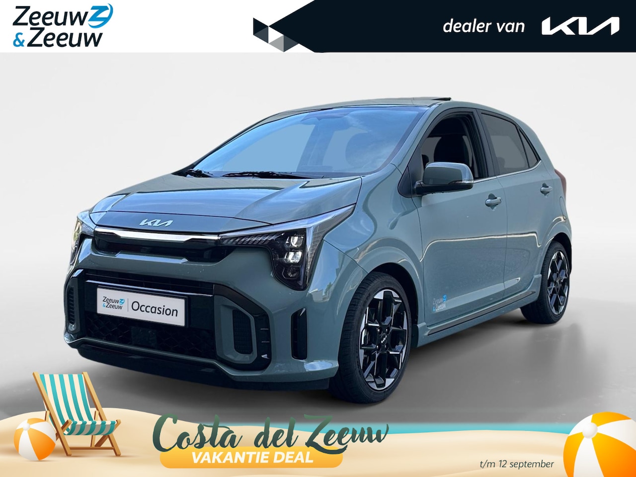 Kia Picanto - 1.0 GDi GT-Line | Stoel/Stuurverwarming | Keyless entry | Schuif/Kanteldak | Draadloze opl - AutoWereld.nl