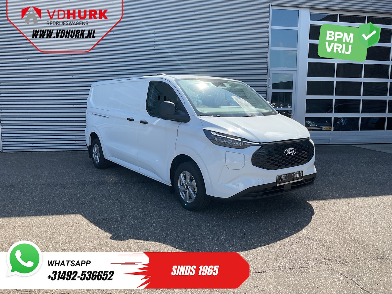 Ford Transit Custom - E-Transit L2 Trend 71 kWh 370 Km WLTP Garantie T/m 7-2031/ LED/ Standkachel/ Stoelverw./ C - AutoWereld.nl