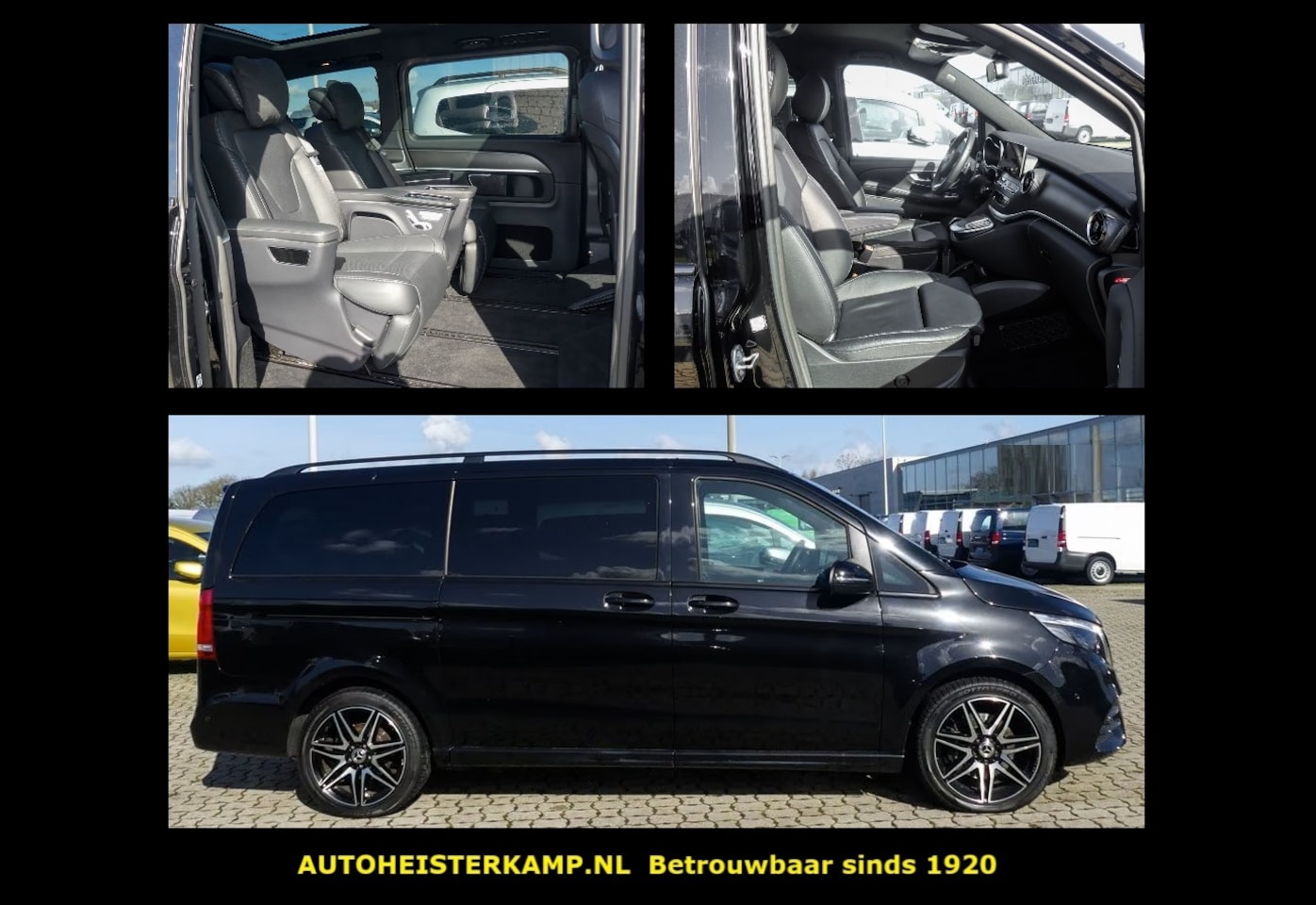 Mercedes-Benz V-klasse - 300d Lang AMG VIP LUXE Stoelen Massage Stoelkoeling Panoramadak Airmatic Distronic 6 zitte - AutoWereld.nl