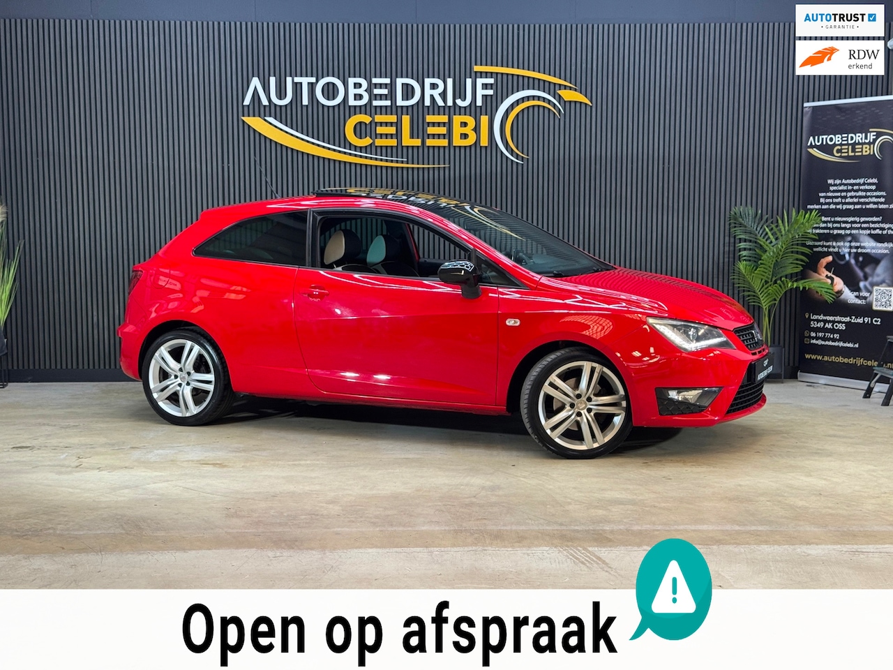 SEAT Ibiza SC - 1.4 TSI Cupra 2013 ROOD PANO|AUTO|CLIMA|STOELV - AutoWereld.nl