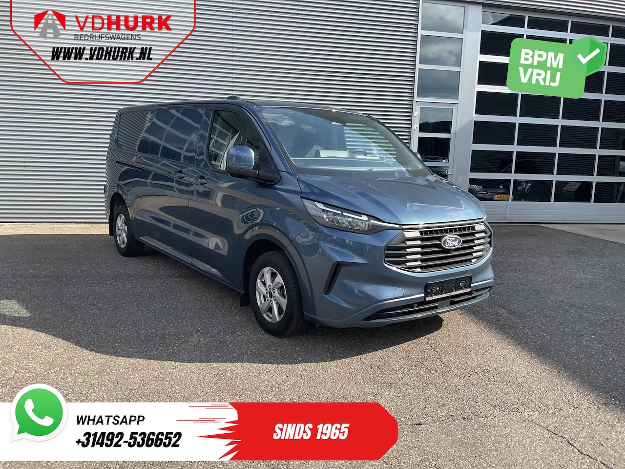 Ford Transit Custom - 2.0 TDCI Aut. L2 Limited LED/ Adapt.Cruise/ Stoelverw./ Stuurverw./ Carplay/ Navi/ Climate - AutoWereld.nl