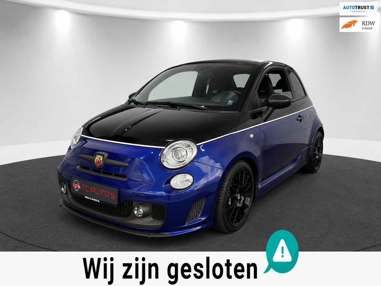 Fiat 500 Abarth - 1.4 T-Jet Competizione 180pk Two-tone, Kuipstoelen, Monza, Brembo - AutoWereld.nl