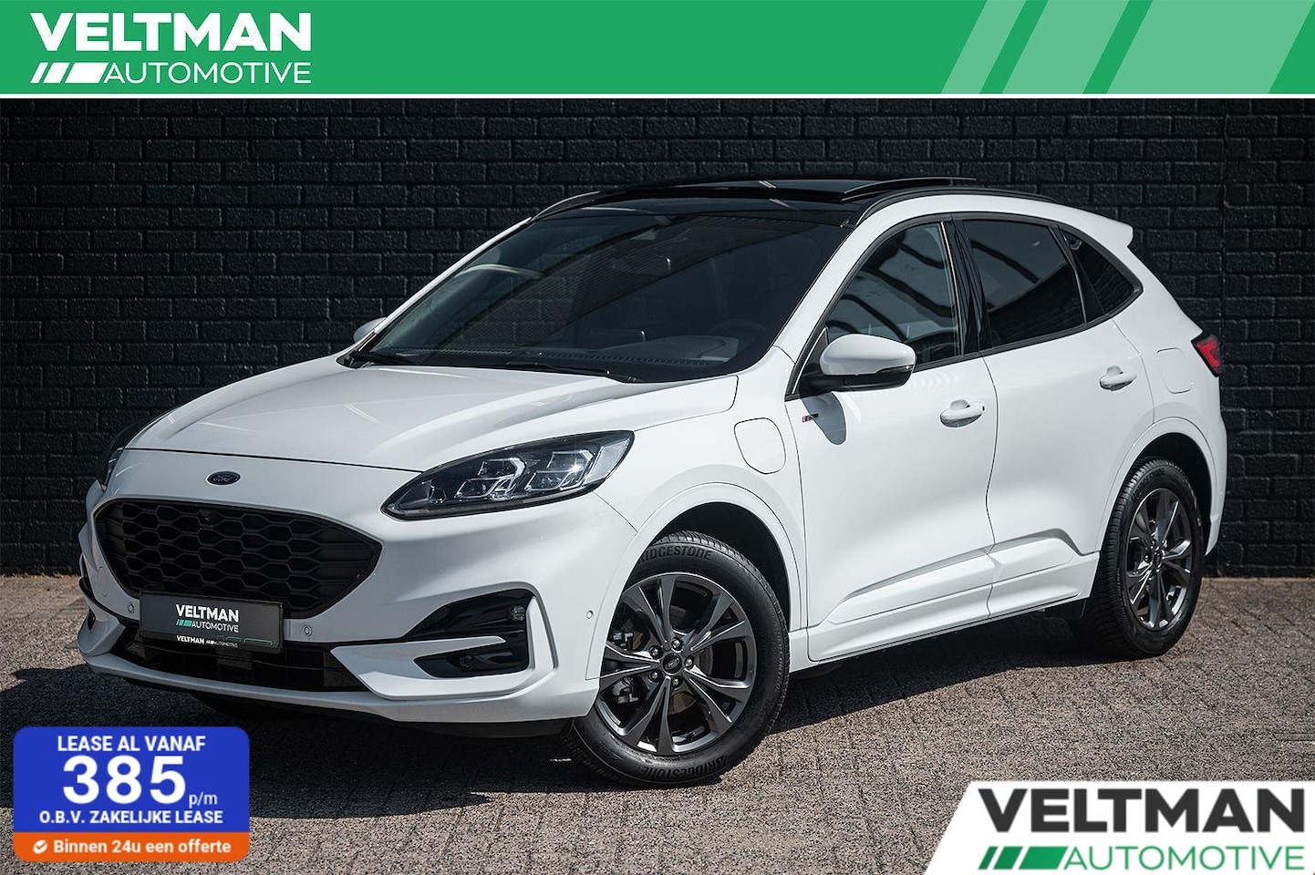 Ford Kuga - 2.5 PHEV ST-Line X PANO TREKHAAK ADAPTIVE CRUISE CAMERA STUURVERWARMING B&O - AutoWereld.nl