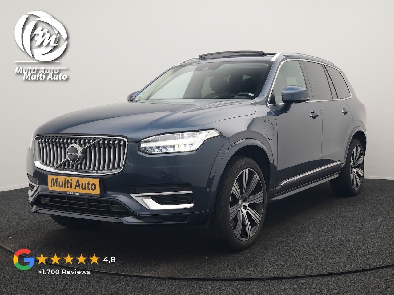 Volvo XC90 - T8 Recharge AWD Inscription 7 Persoons PHEV 395pk Dealer O.H | Panodak | Head Up | Adaptiv - AutoWereld.nl