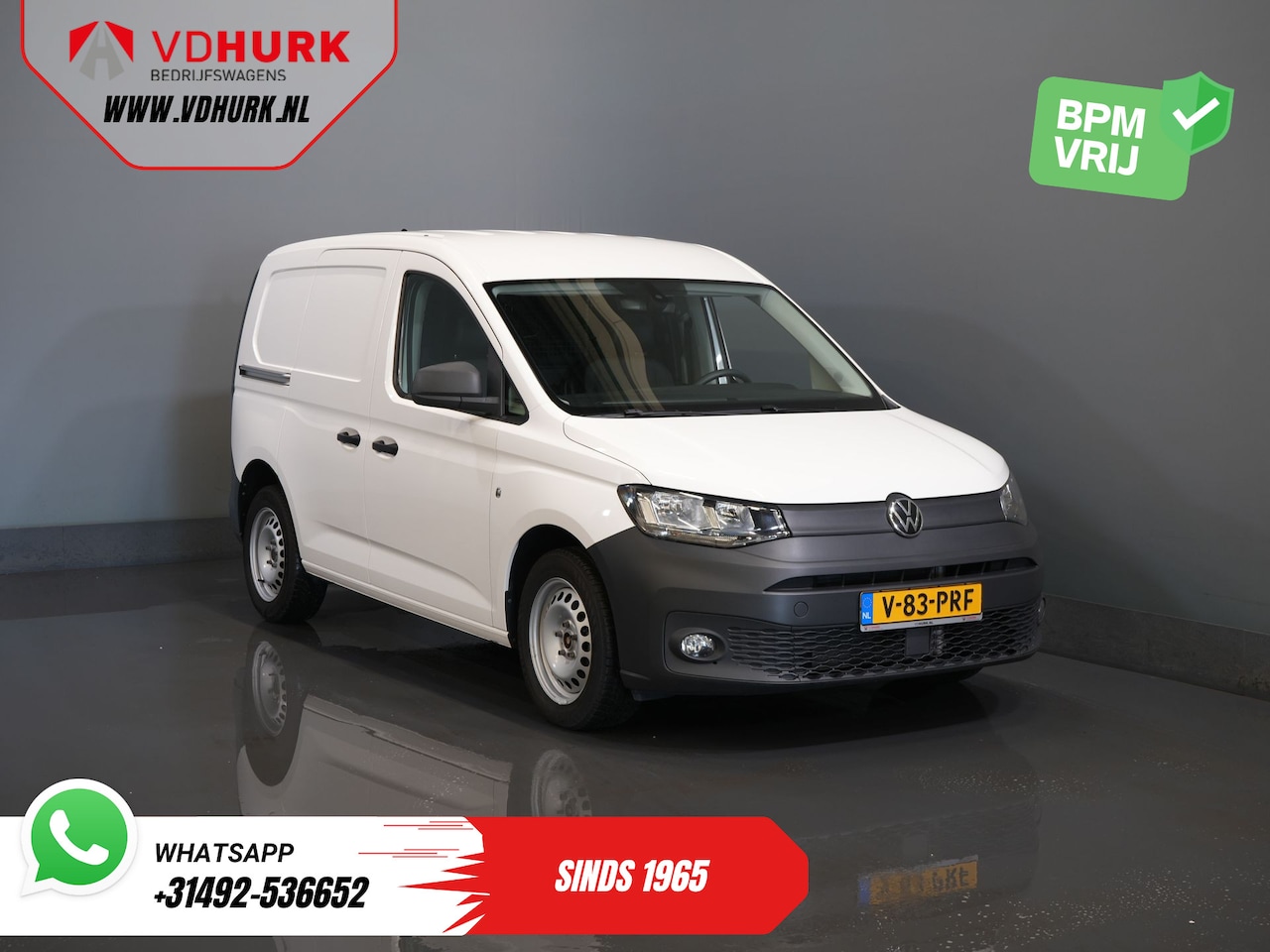Volkswagen Caddy Cargo - 2.0 TDI 100 pk Omvormer/ Sortimo/ Cruise/ Airco/ DAB - AutoWereld.nl