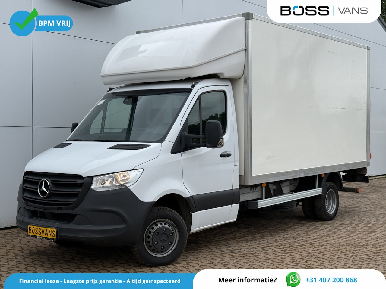 Mercedes-Benz Sprinter - 515 1.9 CDI 150PK Laadklep Bakwagen Dubbellucht Climate Control Cruise Control Apple Carpl - AutoWereld.nl