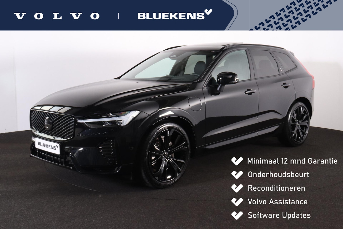 Volvo XC60 - T6 Recharge AWD Ultra Black Edition - Luchtvering - Panorama/schuifdak - IntelliSafe Assis - AutoWereld.nl