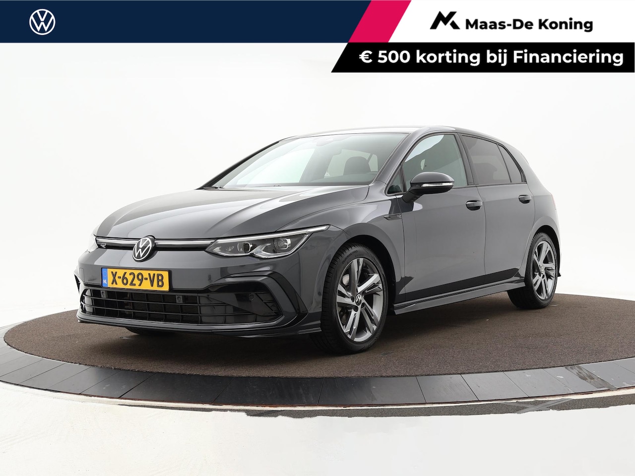 Volkswagen Golf - 1.5 eTSI 130pk DSG R-Line · Apple/Android Car Play · P-Sensoren · Navigatie · Sfeerverlich - AutoWereld.nl