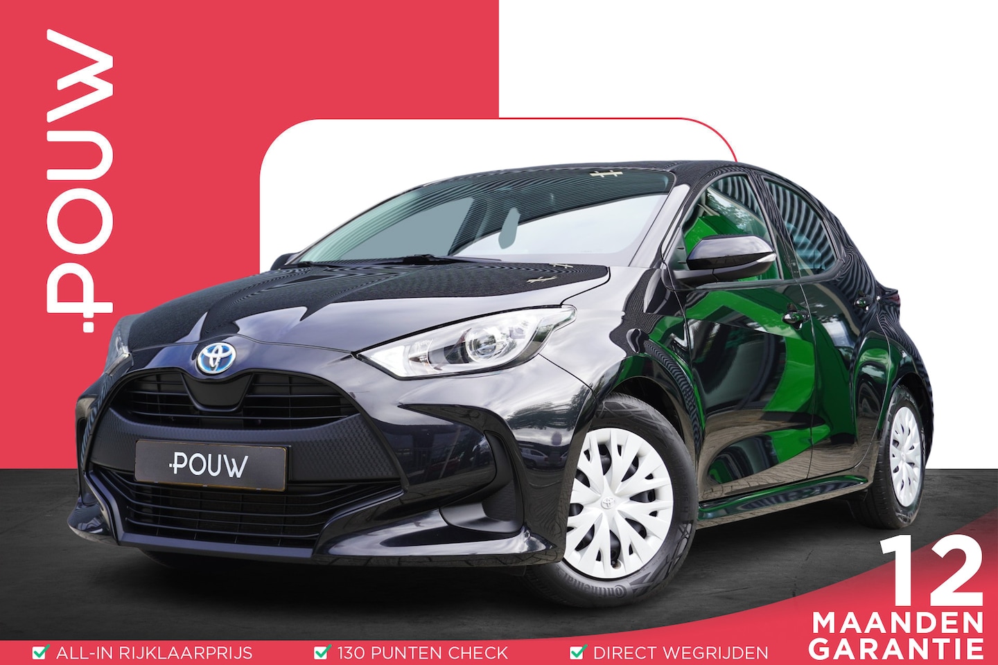 Toyota Yaris - 1.5 Hybrid 116pk Active | Adaptive Cruise | Achteruitrijcamera | Grootlichtassistent | Cli - AutoWereld.nl
