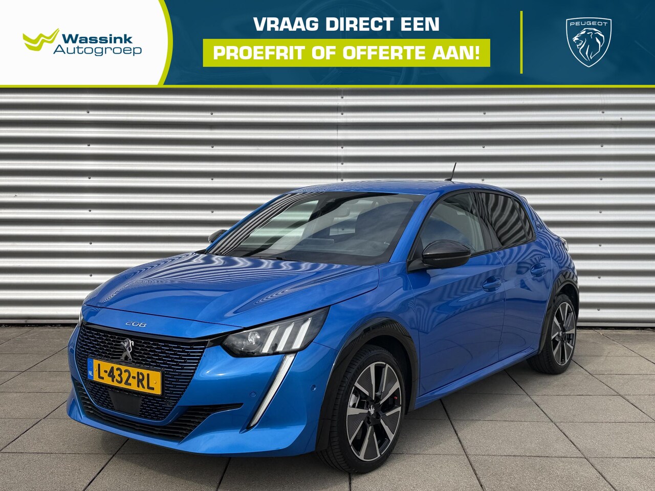 Peugeot e-208 - EV GT 350 50 kWh Navigatie | Camera | LED | Climate Control - AutoWereld.nl